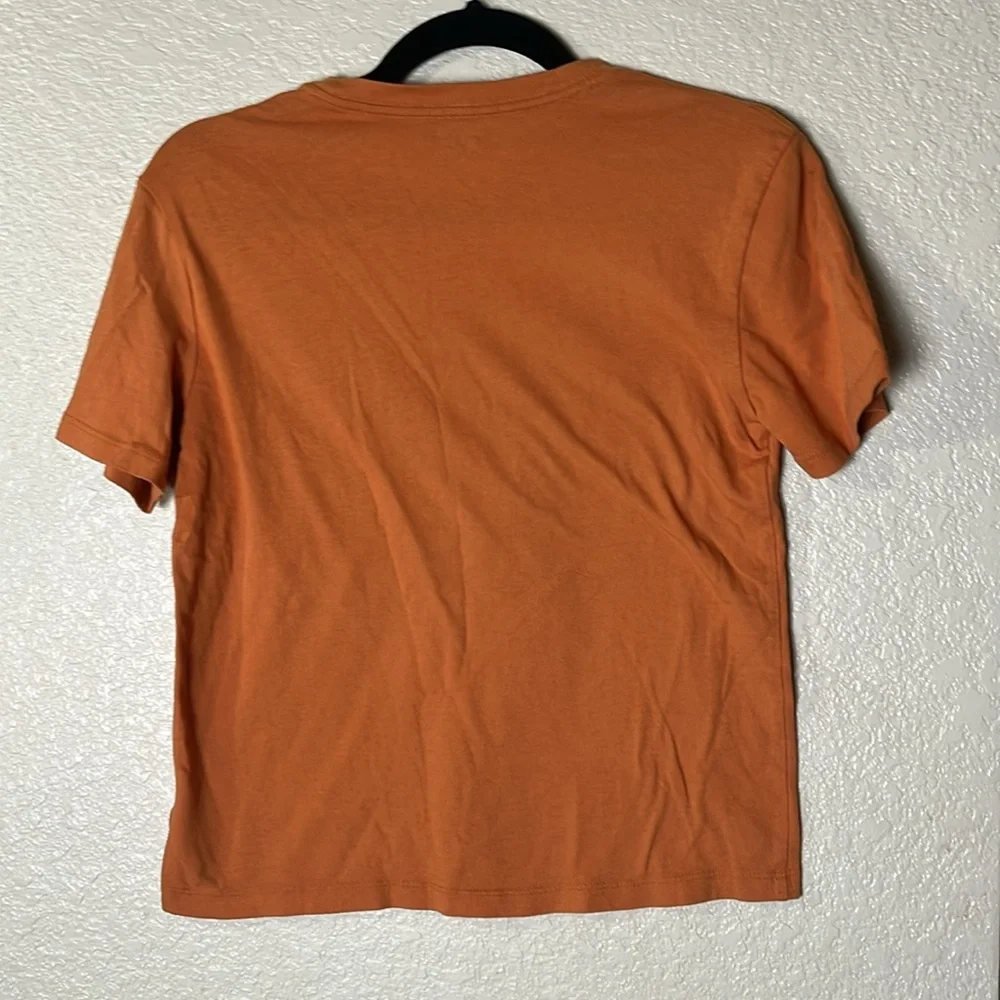 Old Navy Kids 'Explore the Unknown' Orange Graphic Tee Boys Size 10/12